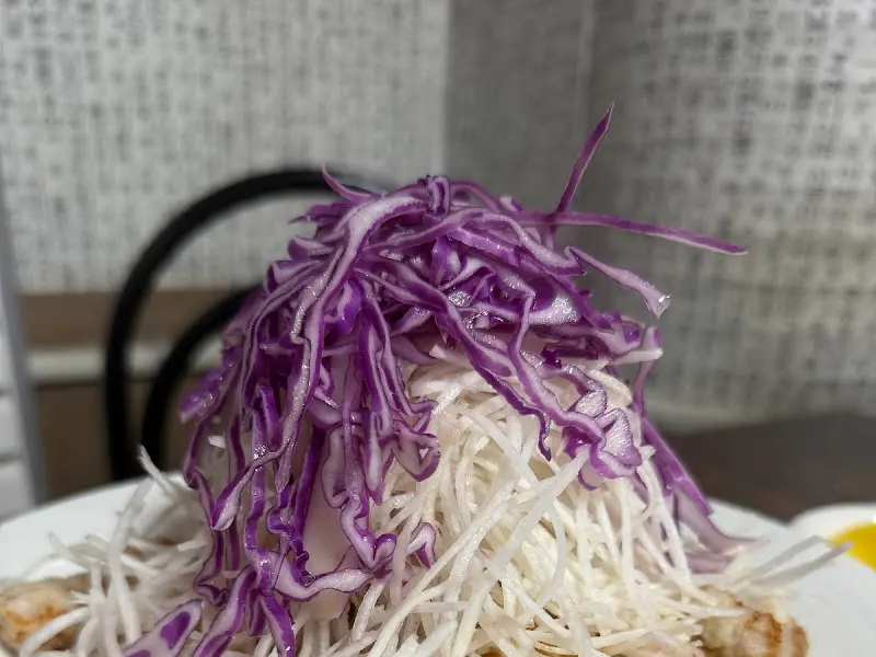 강화순무탕수육의 클로즈업 샷