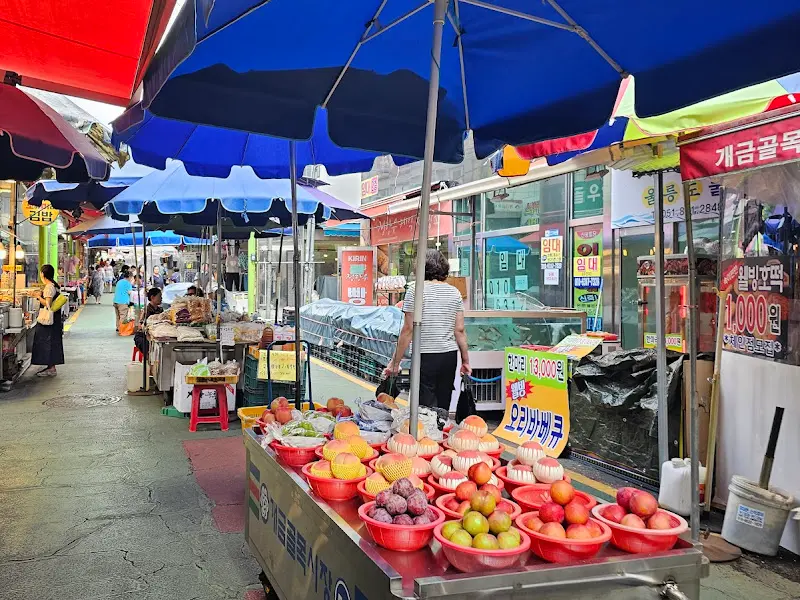 싱싱한 과일 노점