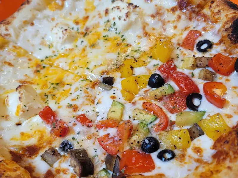 피자의 클로즈업 샷