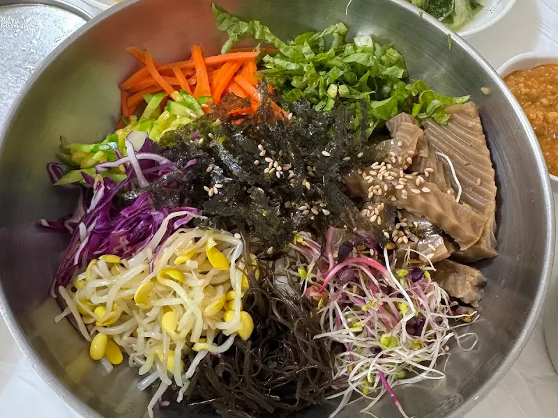 새싹비빔밥 재료