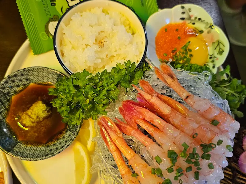 단새우와 소스의 조화