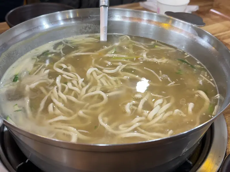 바지락 칼국수
