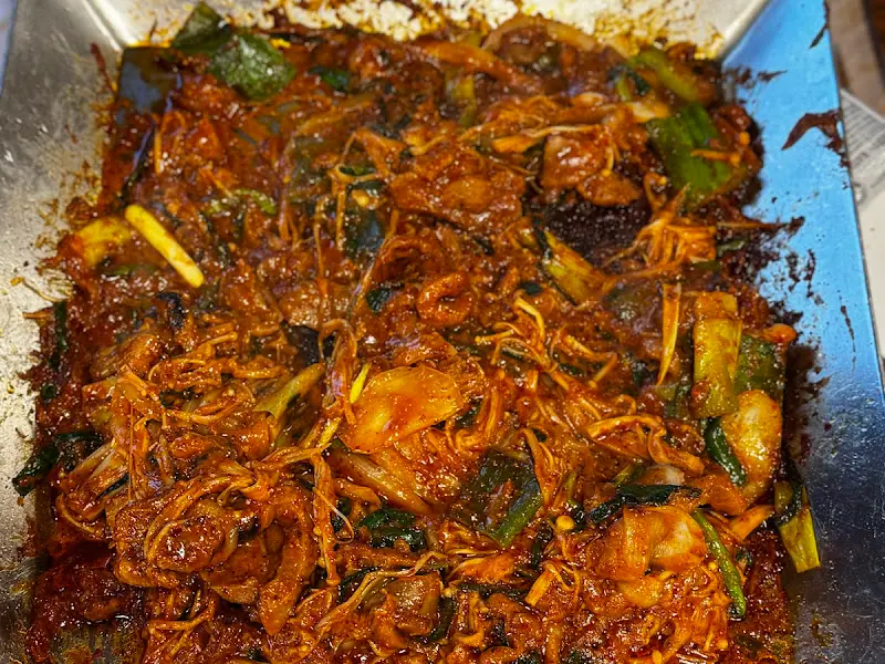 오리 목살 짜글이