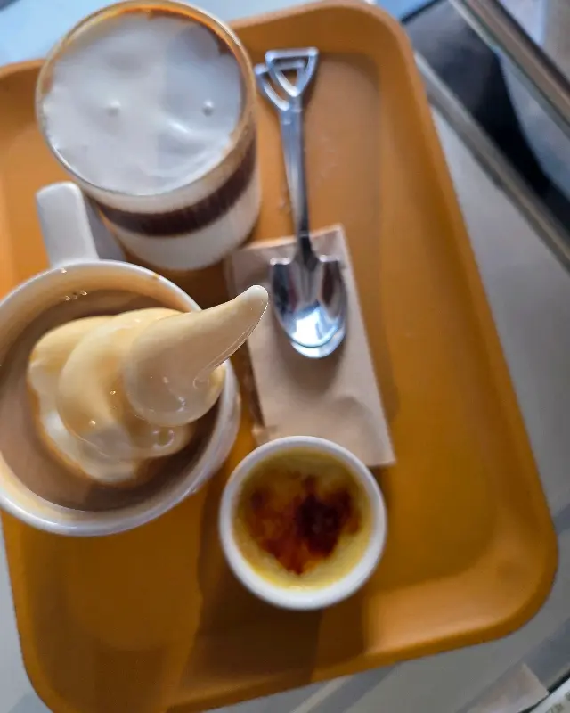 아이스크림 라떼와 크림브륄레