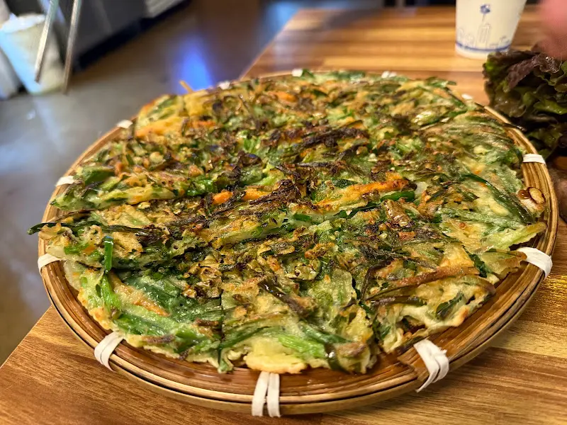 두툼한 야채전 비주얼