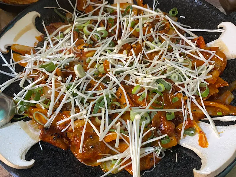 제육볶음 클로즈업 사진