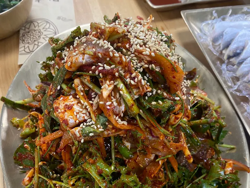 회무침 클로즈업 사진