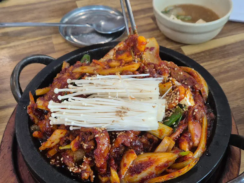 오징어 볶음 클로즈업