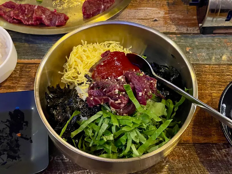 후식 비빔밥의 아름다운 자태