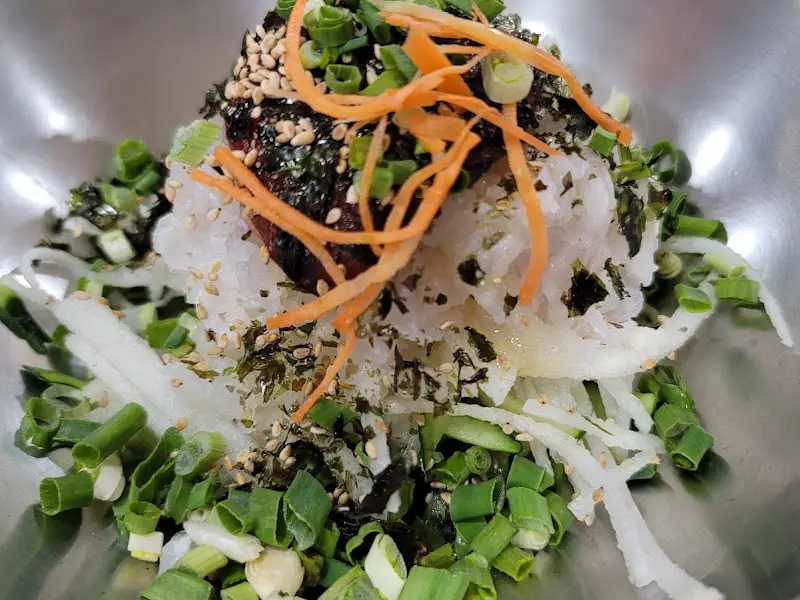 다 비벼진 물회