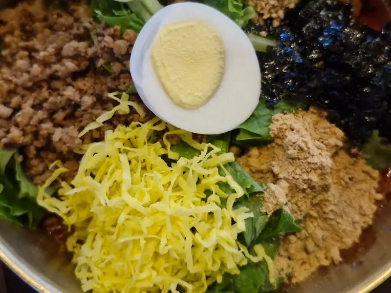 들기름 칼국수 고명