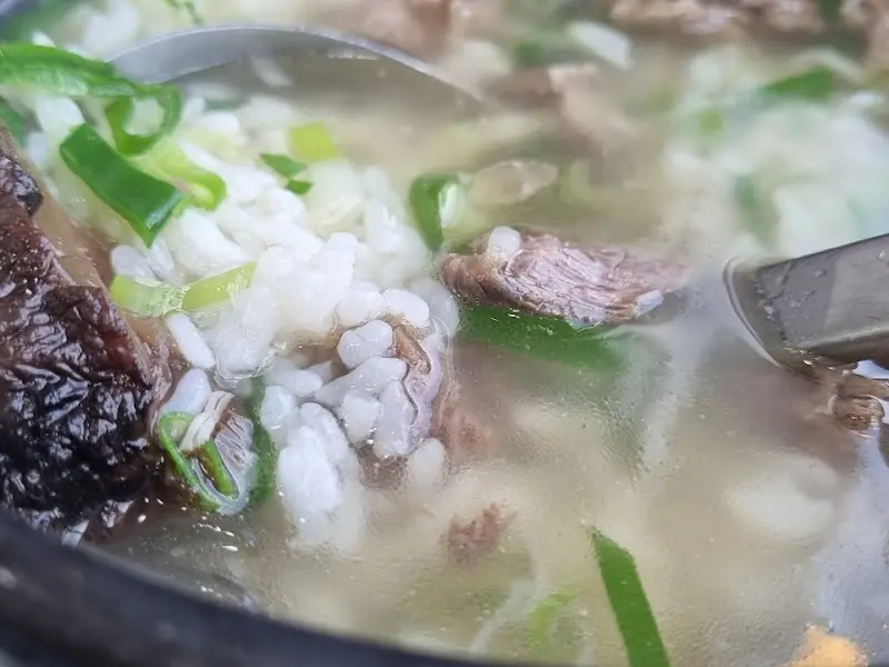 능이갈비탕 클로즈업