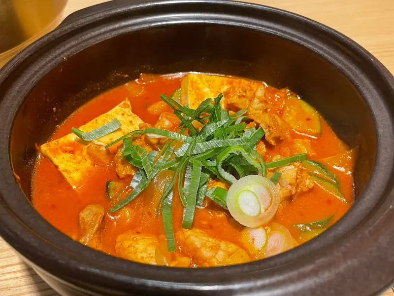 순두부찌개의 부드러운 순두부