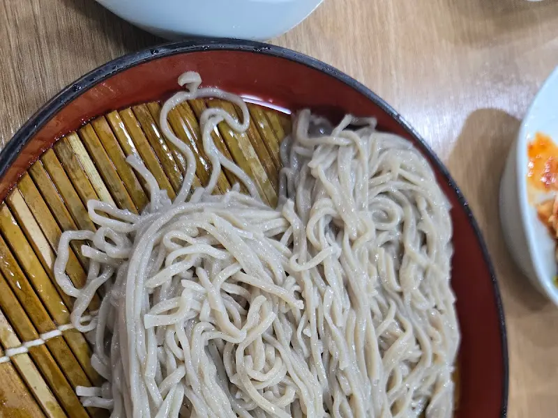 미진식당 메밀소바 면