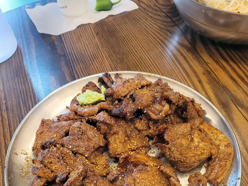 돼지갈비 클로즈업