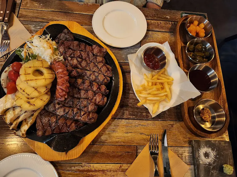 스테이크 근접 사진