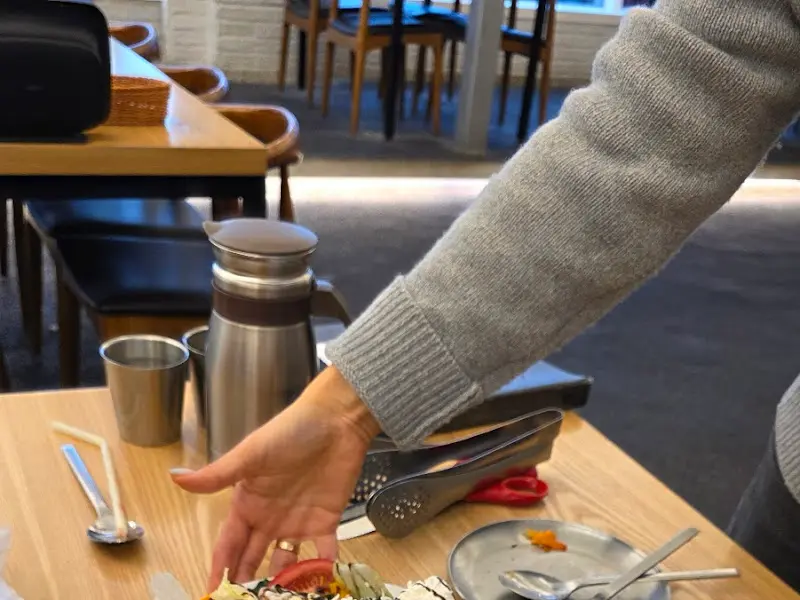 깔끔한 테이블 세팅