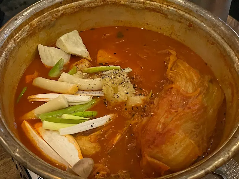 묵은지 닭도리탕의 압도적인 비주얼