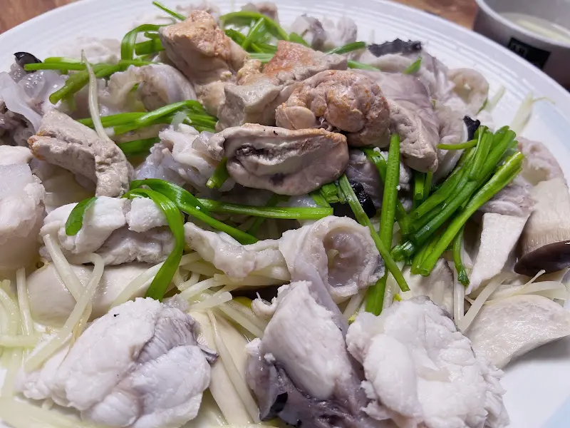 아귀수육 클로즈업