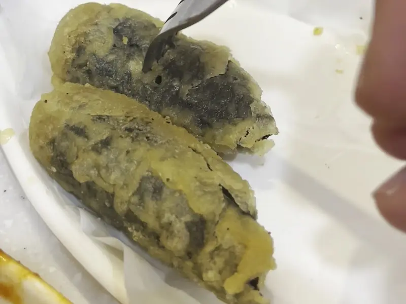 모녀떡볶이 김말이 단면