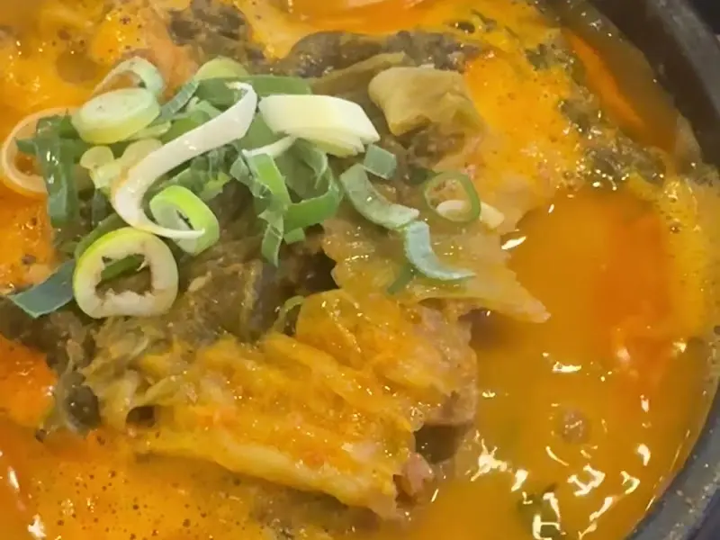 뼈해장국 근접샷