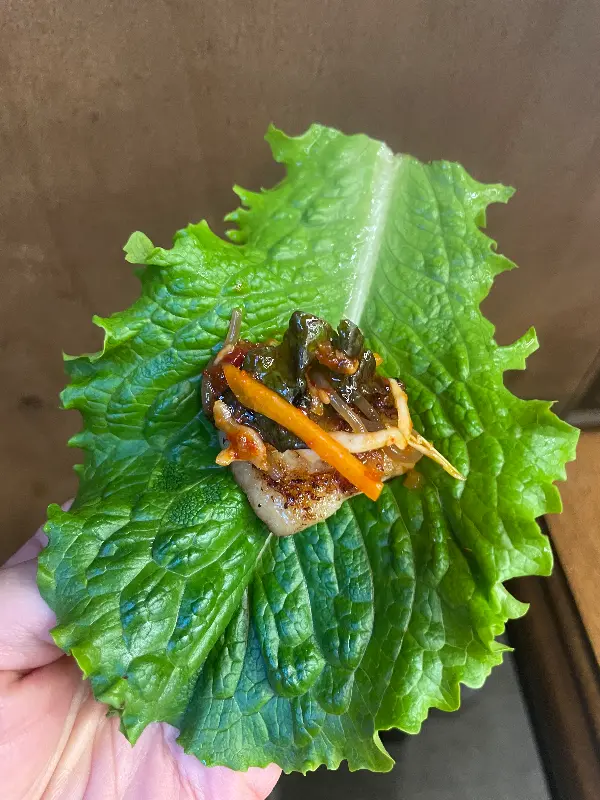 싱싱한 쌈 채소