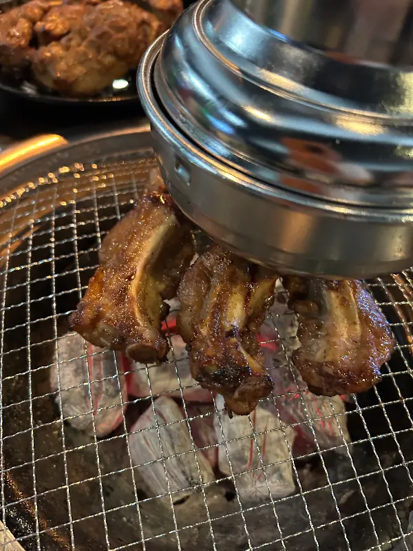 숯불 위 쪽갈비