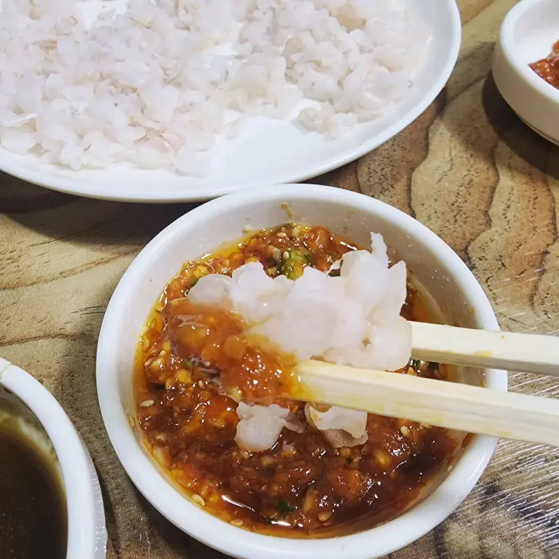 신선한 아나고회