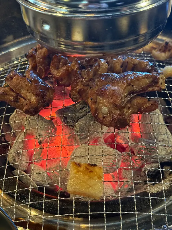 숯불 위 쪽갈비