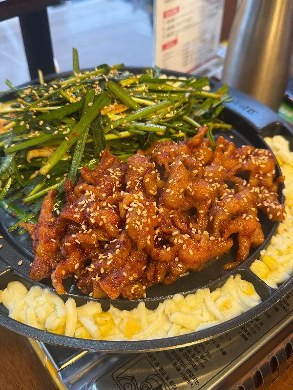 직화 닭발의 아름다운 자태