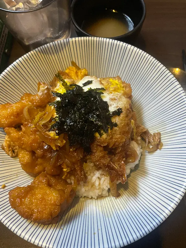 김치치즈가츠동