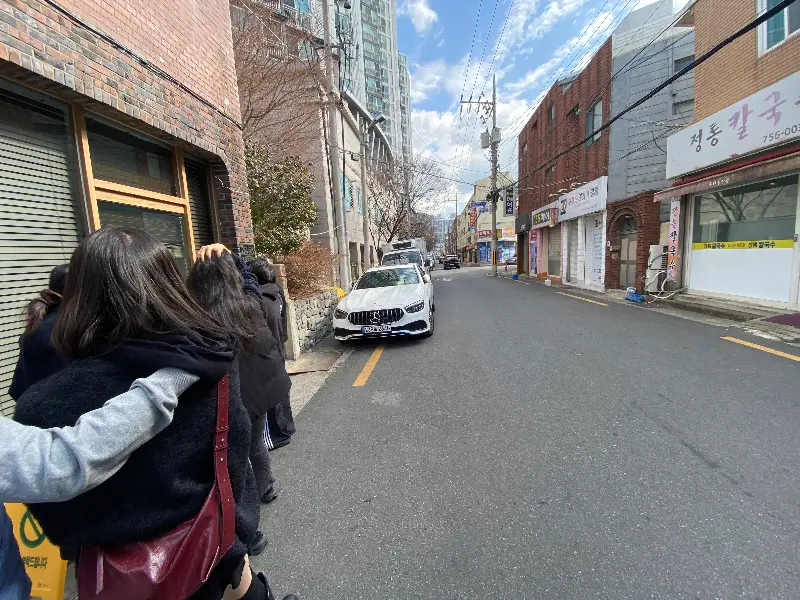 광성돈까스 웨이팅 줄