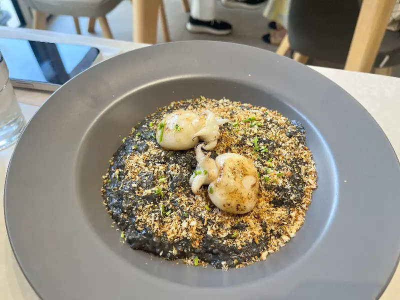 오징어 먹물 리조또