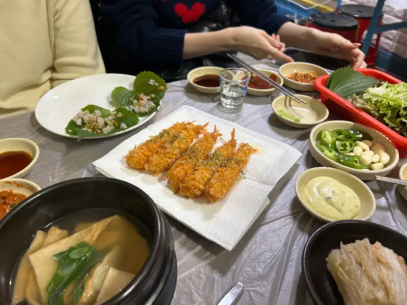 겉바속촉 새우튀김