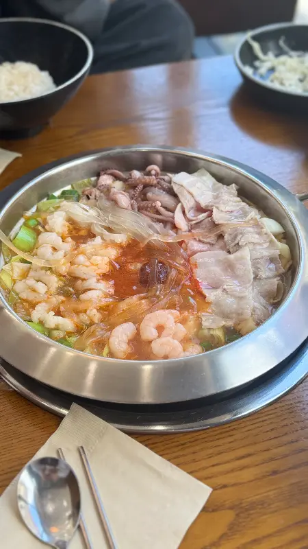 낙곱새 한 상 차림