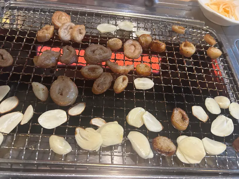 푸짐한 곱창 한 상