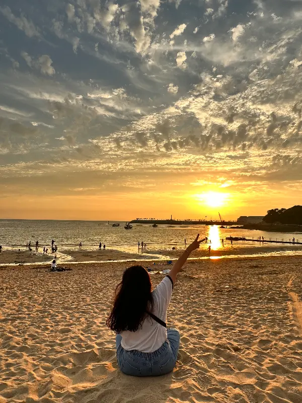 석모도의 아름다운 낙조