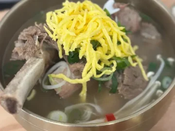 뜨끈한 국물에 위례 감성을 더한, 마이옥에서 찾은 갈비탕 맛집