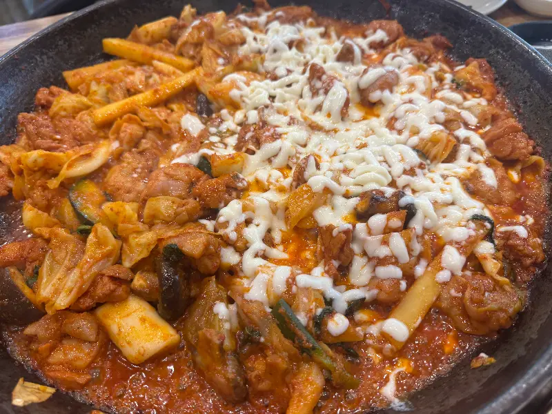 치즈 닭갈비