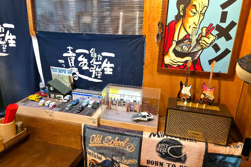 노조미라멘 내부 인테리어