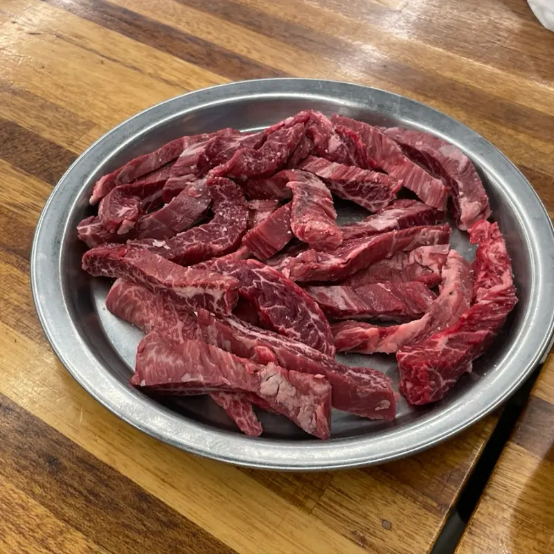 영양 숯불갈비 갈비살