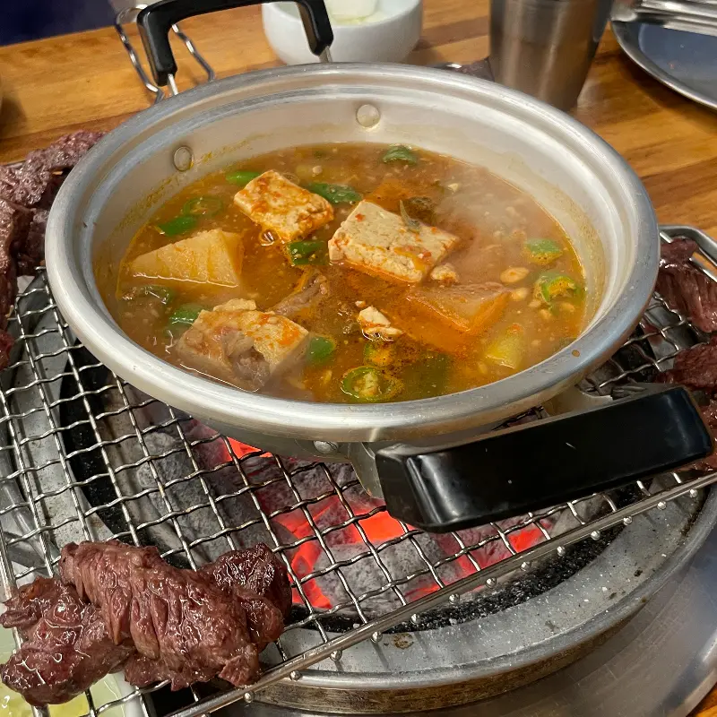 영양 숯불갈비 된장찌개