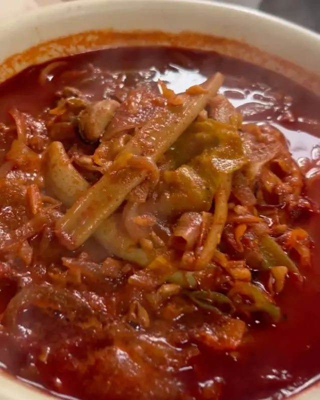 이화루 짬뽕 국물