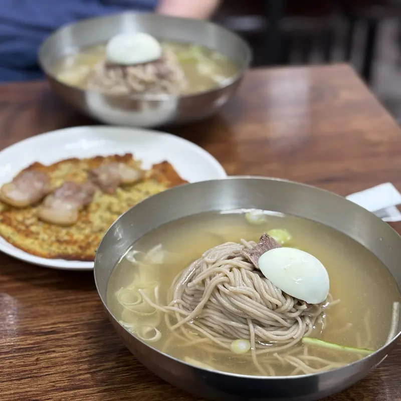 평양냉면과 녹두전