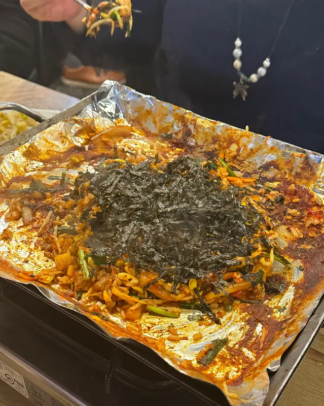 김가루 듬뿍 볶음밥