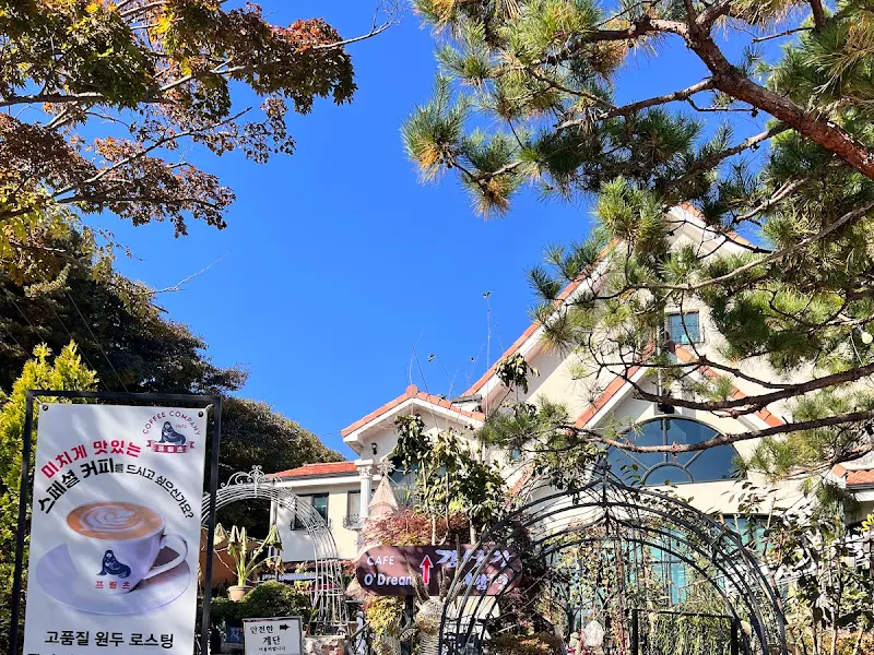 카페 오드림 간판