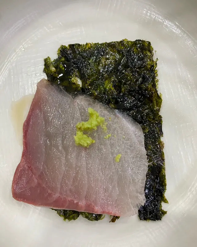 김에 싸먹는 회