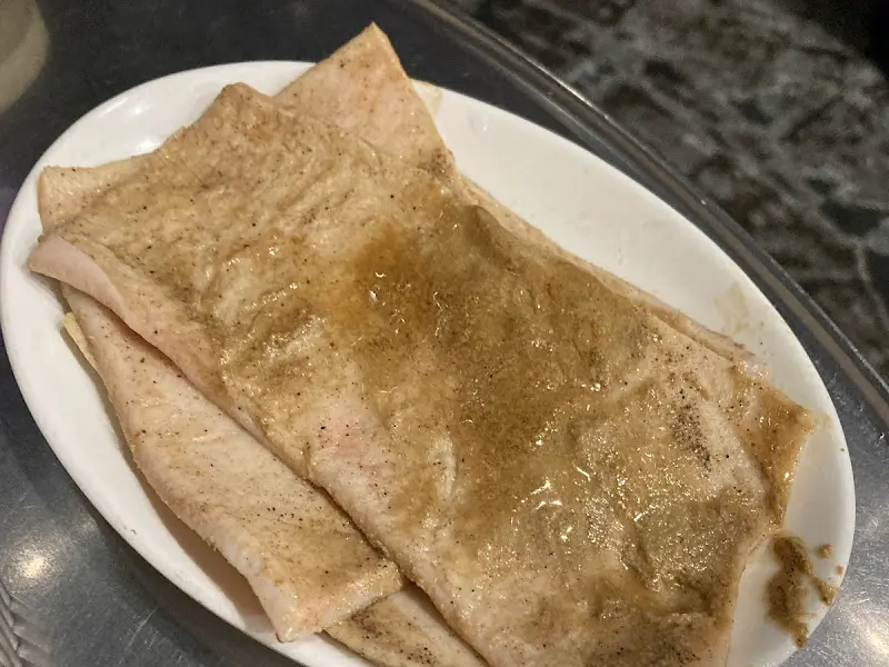 윤대감 숯불등갈비의 돼지 껍데기