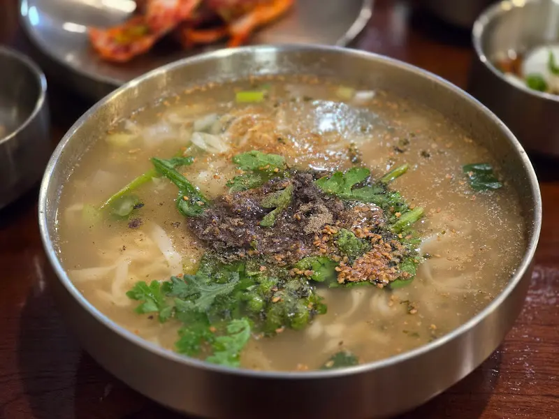 떡칼국수 비주얼