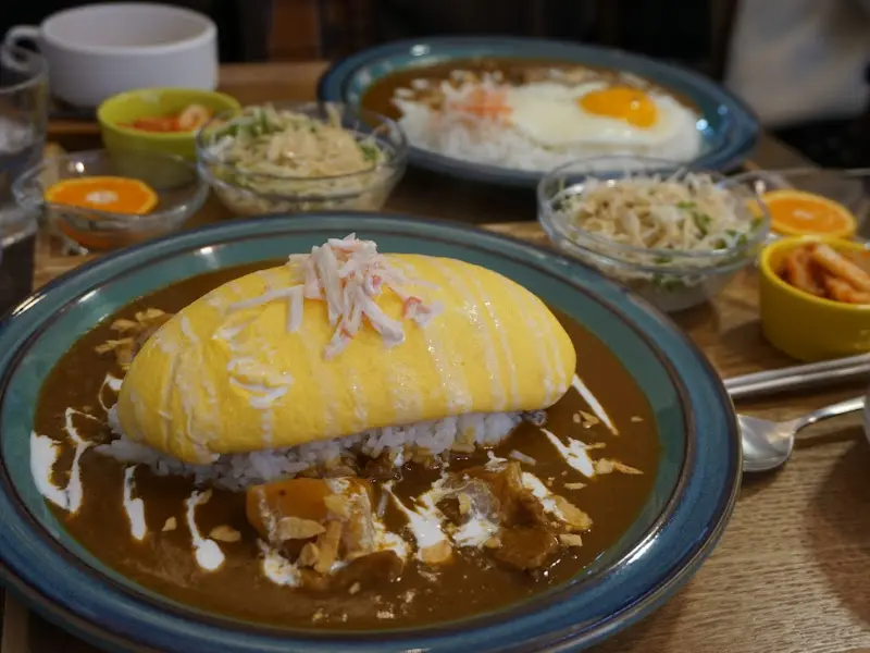 정문카레 한상차림